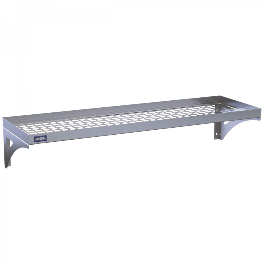 Prateleira Escorredor Inox Gradeada 25 x 80 - Aisa